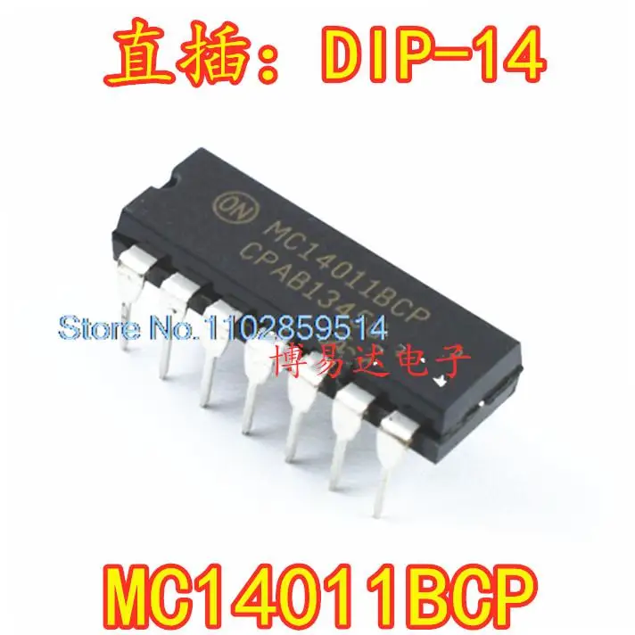 10 قطعة/الوحدة MC14011 MC14011BCP DIP14