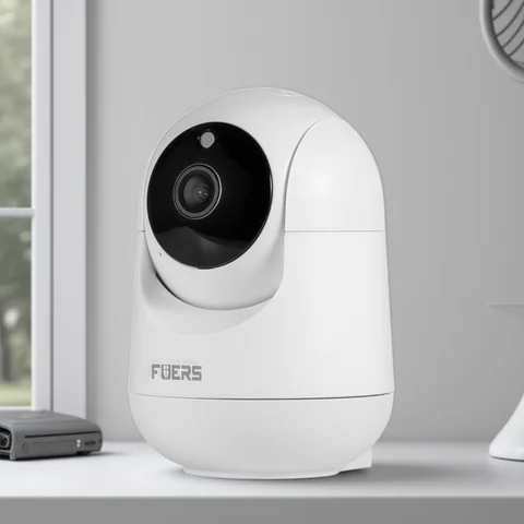 Fuers 5MP WiFi Camera Works With Tuya Smart Home Indoor Wireless IP Surveillance Camera Automatic Tracking Security Baby Monitor
