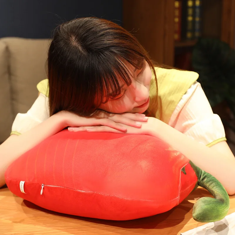 Comida dos desenhos animados vegetais brinquedos de pelúcia bonito macio simulação repolho cenoura berinjela tomate planta travesseiro decoração para casa boneca de pelúcia