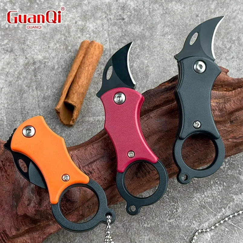 Mini faca dobrável utilitária de aço inoxidável, cutelo de frutas, picador de carne, legumes, facas de cozinha, cabo de plástico, facas de cozinha