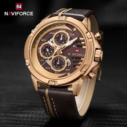 NAVIFORCE Multifuction Men Watches Sports 3ATM Waterproof Day and Date Display Quartz Casual Wristwatches Clock for Male  NF9110