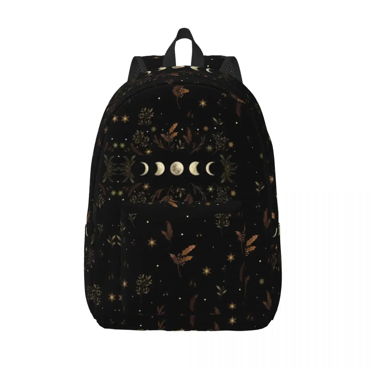 Moonshine Garden Backpack Cescent Moon Kawaii Backpacks Youth University Pattern High School Bags Custom Rucksack