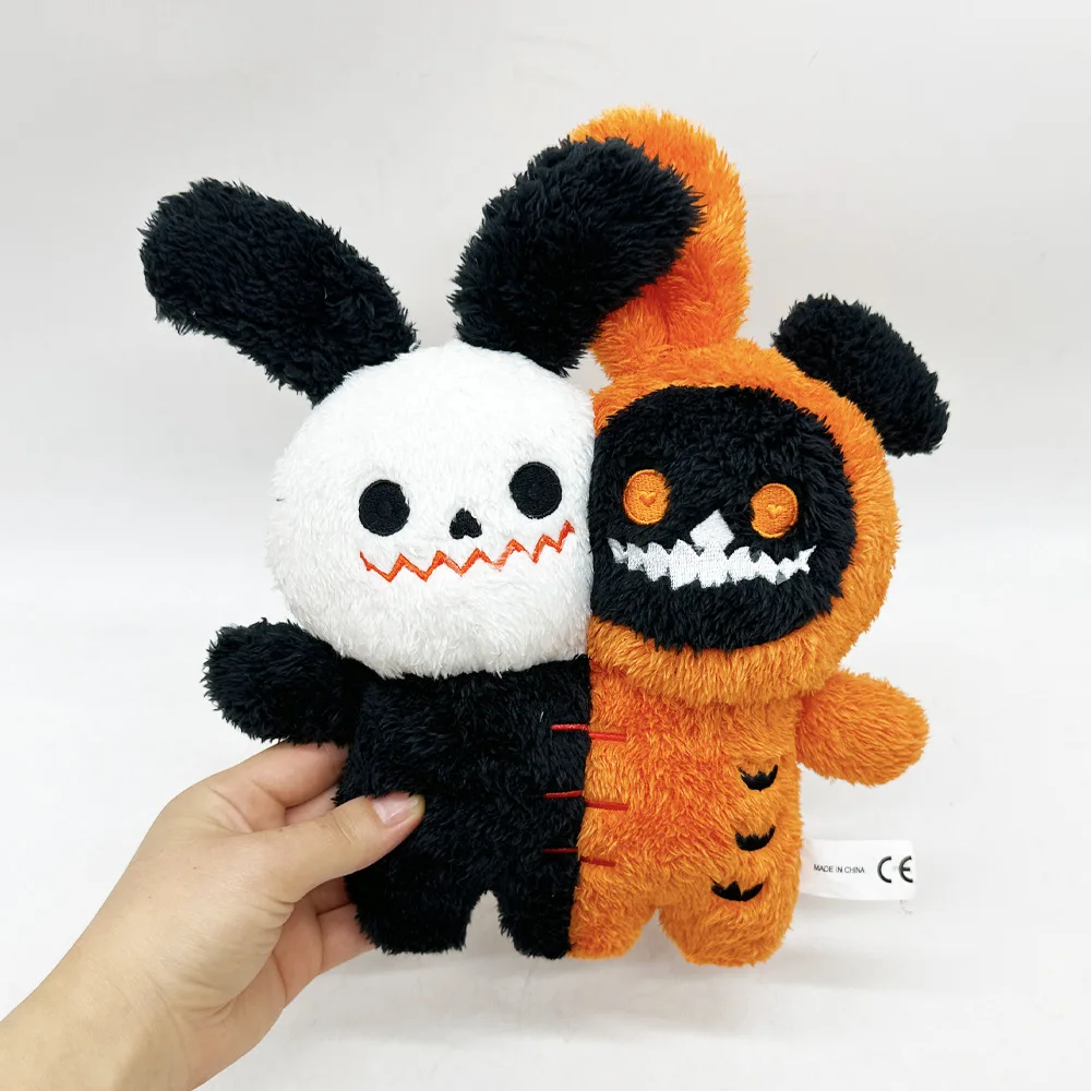 Halloween Double-headed Ghost Plush Toy Double Headed Ghost Cartoon Doll Cute Tricky Plush Toys Kids Gift