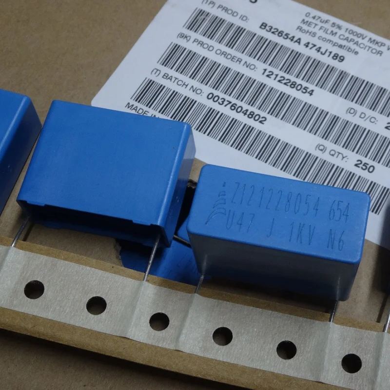 

2PCS EPCOS 0.47uf 1000v 470nf u47 474 28mm film capacitor B32654A474J
