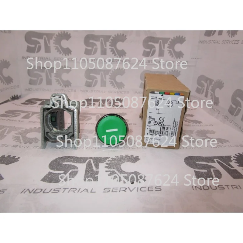 KK  XB4BA3311 For SCHNEIDER 22mm, Harmony, Push Button, spring return, green, marked I