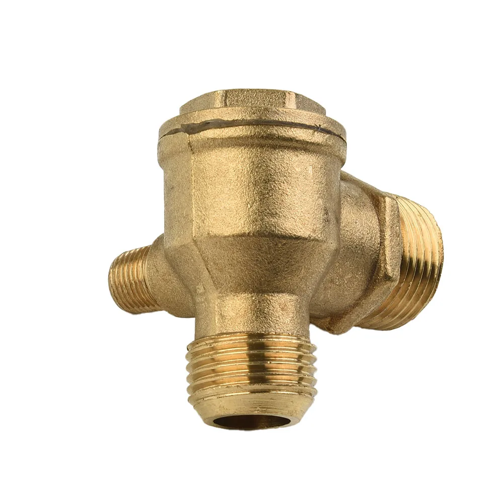 High Quality New Useful Check Valve Air Compressor Brass Check Threaded Valve Connector Male  High Quality New
