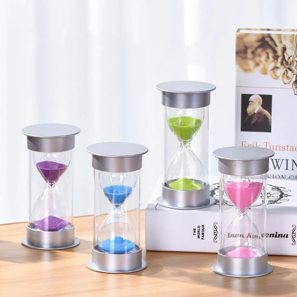 Unbreakable Sand Timer Hourglass Color Sand Clock Management Time Desk Ornament Kitchen Timer 1/3/5/10/15/20/30/45/60 Minutes