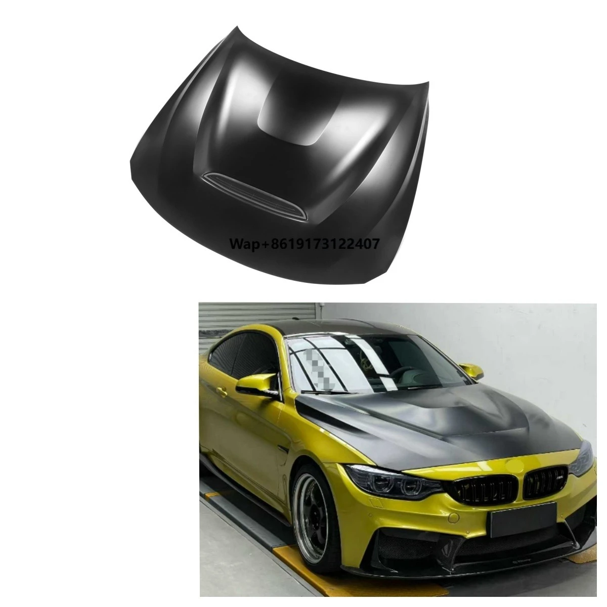 

Aluminum Front Hood Cover GTS Style Genuine Automotive Parts for M3 F80 M4 F82 F83 2013-2019 Car Front Bonnet Hood