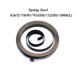 FUMAO Wholesale precision constant force flat spiral torsion spring for seat belt retractor 0.8x10x93x32x3000mm