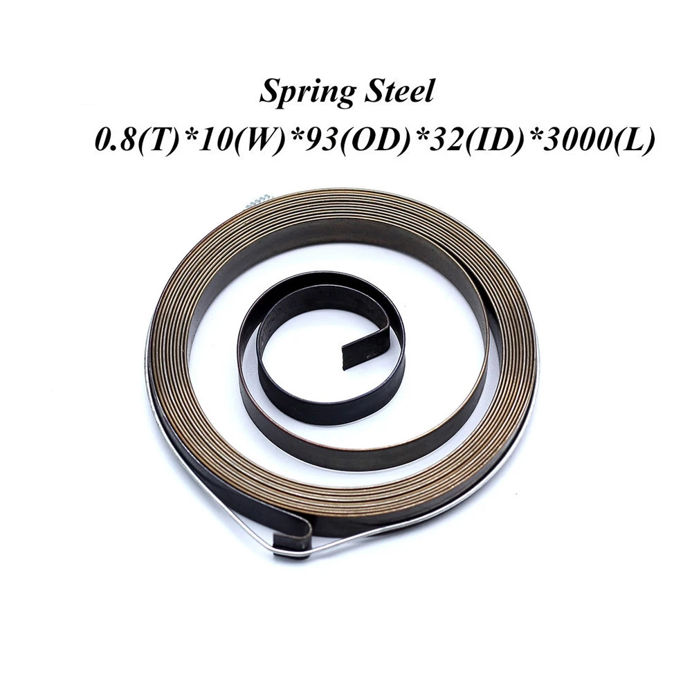 Wholesale Precision Constant Force Flat Spiral Torsion Spring for Seat Belt Retractor 0.8x10x93x32x3000mm