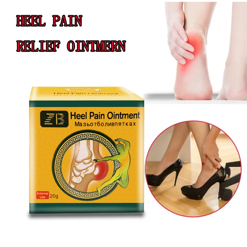 Heel Pain Relief Cream For Bone Spurs Fasciitis Achilles Tendonitis Treatment Ointment Analgesic Medical Plaster Good Effect