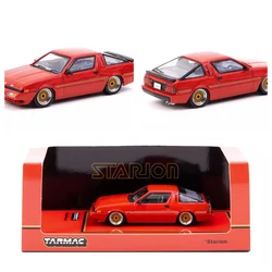 Tarmac Works 1/64 Starion Bright Red Model Car Collection Limited Edition Hobby Toys