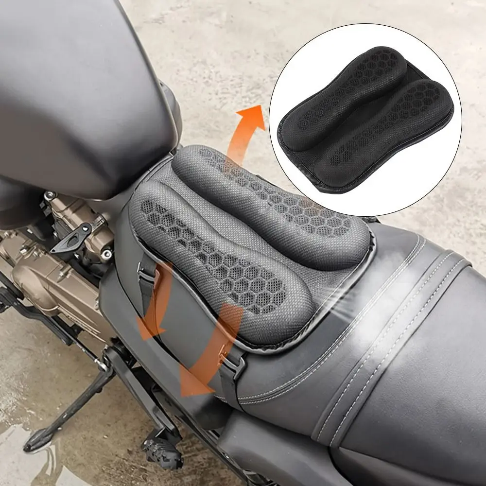 Pressure Relief Comfortable 3D Motorbike Accessories Seat Cover TPE Gel Cushion Motorcycle Seat Cushion