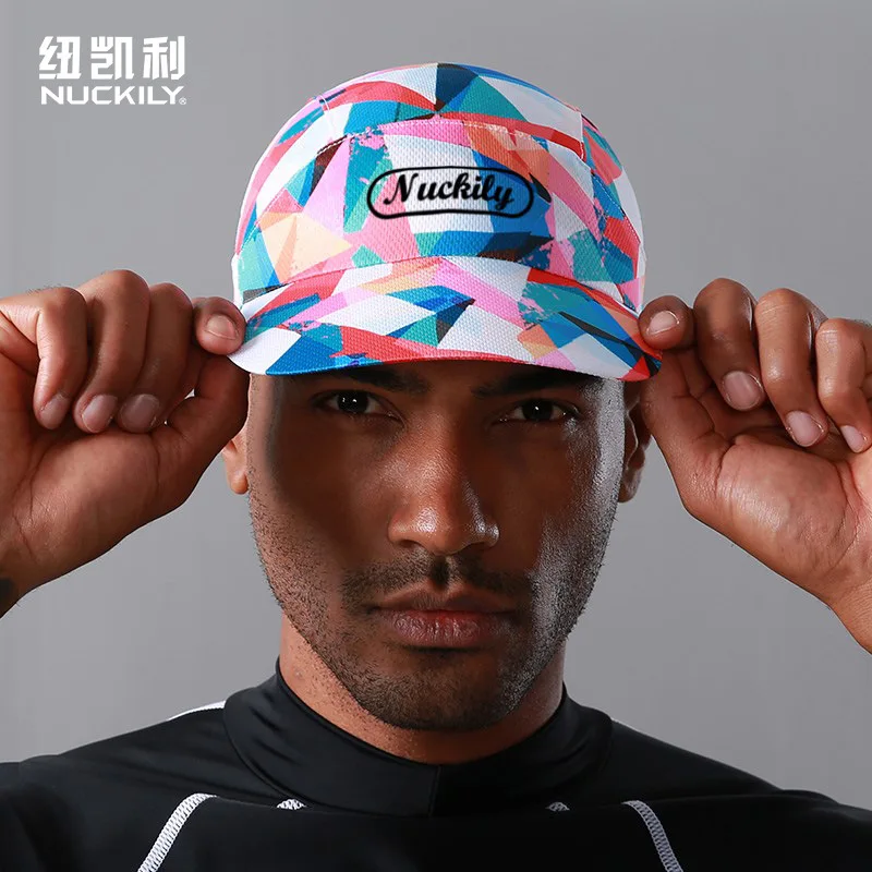 NUCKILY Quick Dry Cycling Cap Breathable UV Protection Helmet Liner Road MTB
