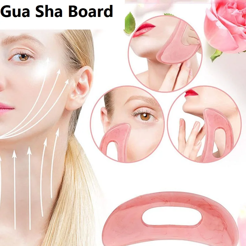 جديد غوا شا فيزاج غوا شا مكشطة غوشا للوجه أداة تدليك السيلوليت أدوات العناية بالبشرة LBHL18