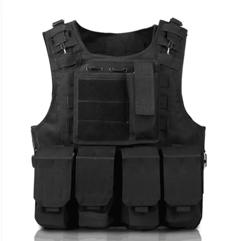 Security Tactical Vest CS Game Airsoft Assault Molle Vest Equipment Outdoor Clothing Hunting Camouflage Vest Combat Waistcoat