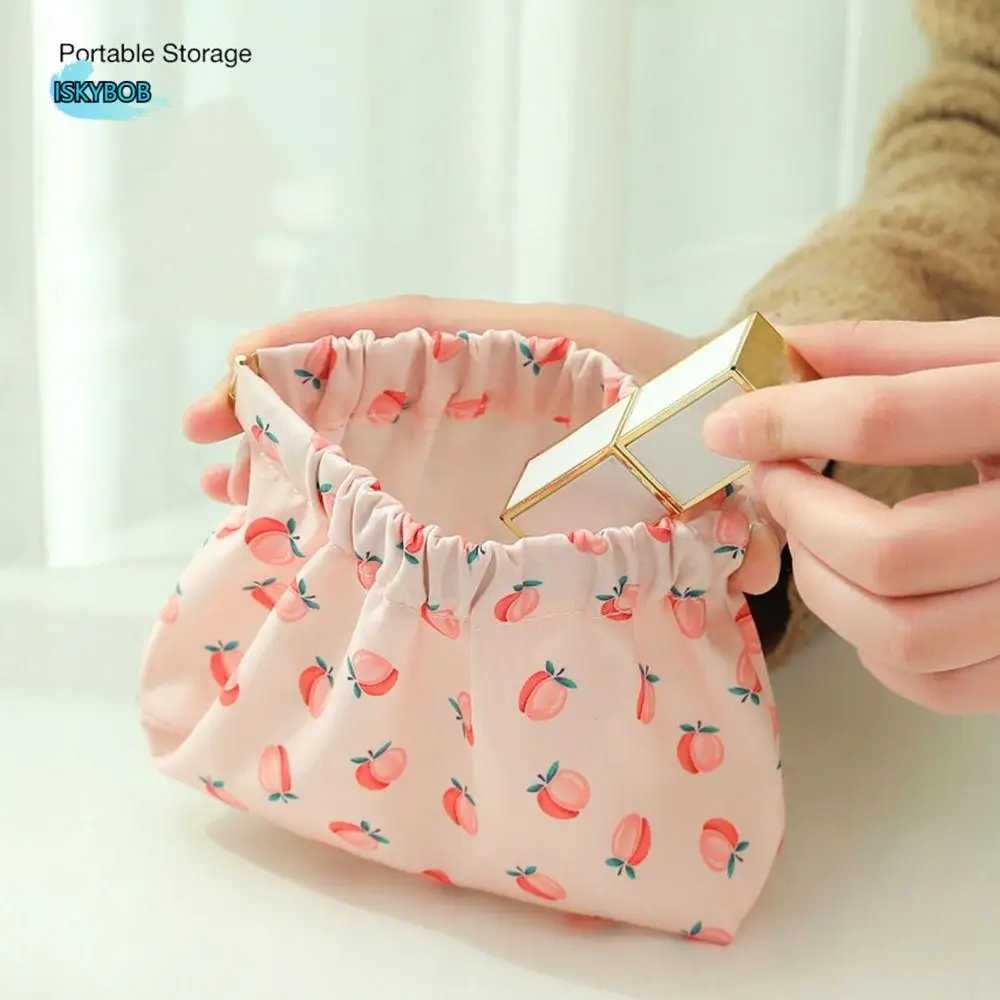 Small Item Bag Sanitary Napkin Storage Bag Women Change Storage Bag Coin Purse Leaf Spring Bag Lipstick Cosmetic Bag