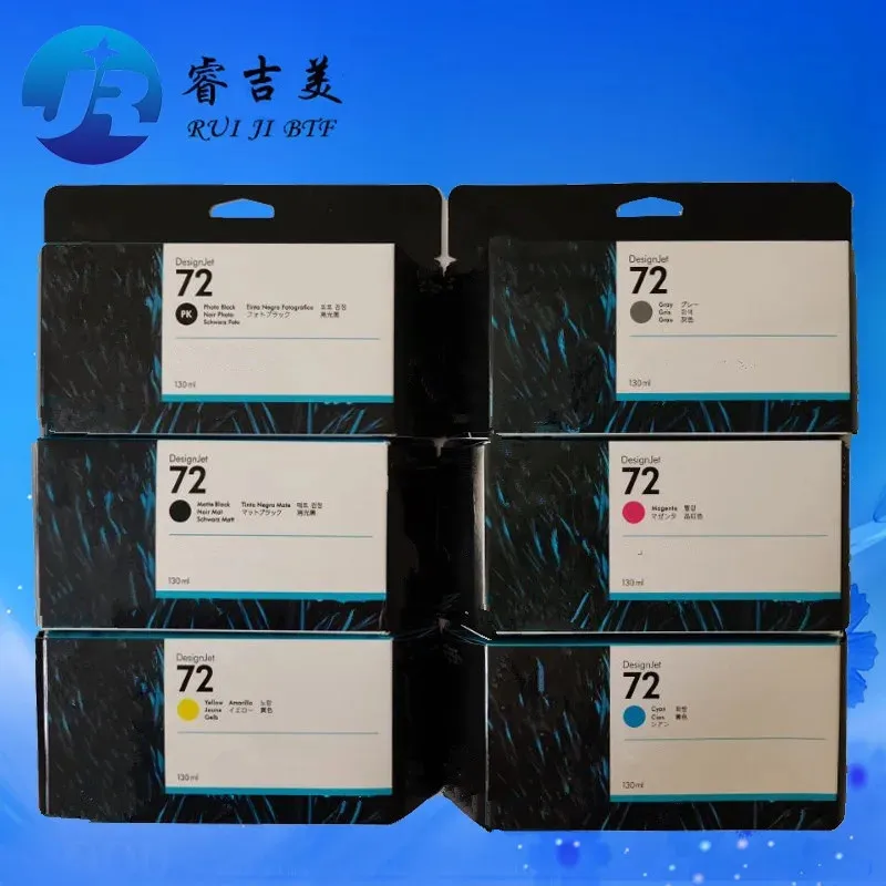 New 72 ink cartridge C9403A C9370A C9371A C9372A C9373A C9374A for HP T1708 T790 T795 T610 T620 T770 T1100 T1120 T2300 Printer