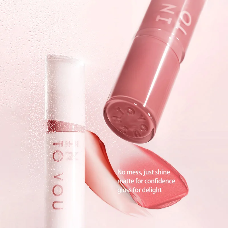 INTO YOU Glow Lip Tint et Velvet rouge à lèvres mat