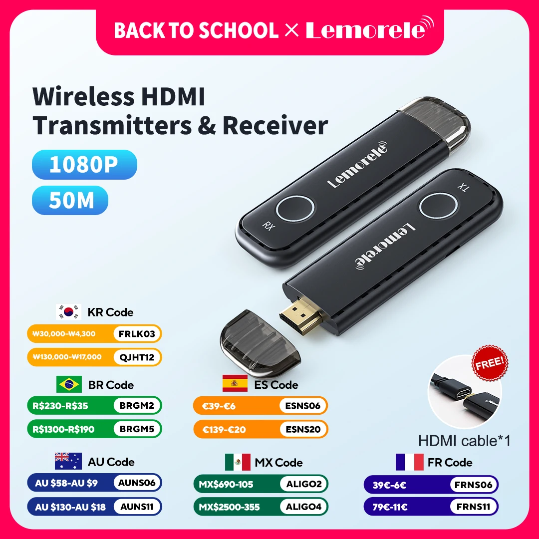 Smart Home For Pc - Lemorele sem fio hdmi wifi transmissor