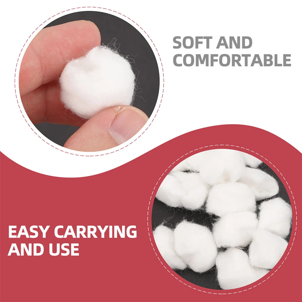 

3 Bags Nail Polish Remover Armor Removal Cotton Ball Baby Pads Laundry Balls for Washing Machine