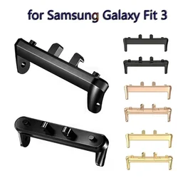 1Pair Adapter For Samsung Galaxy Fit 3 Connector Strap Watchband Bracelet 316L Stainless Steel Accessories Fit 3 18mm 20mm Width