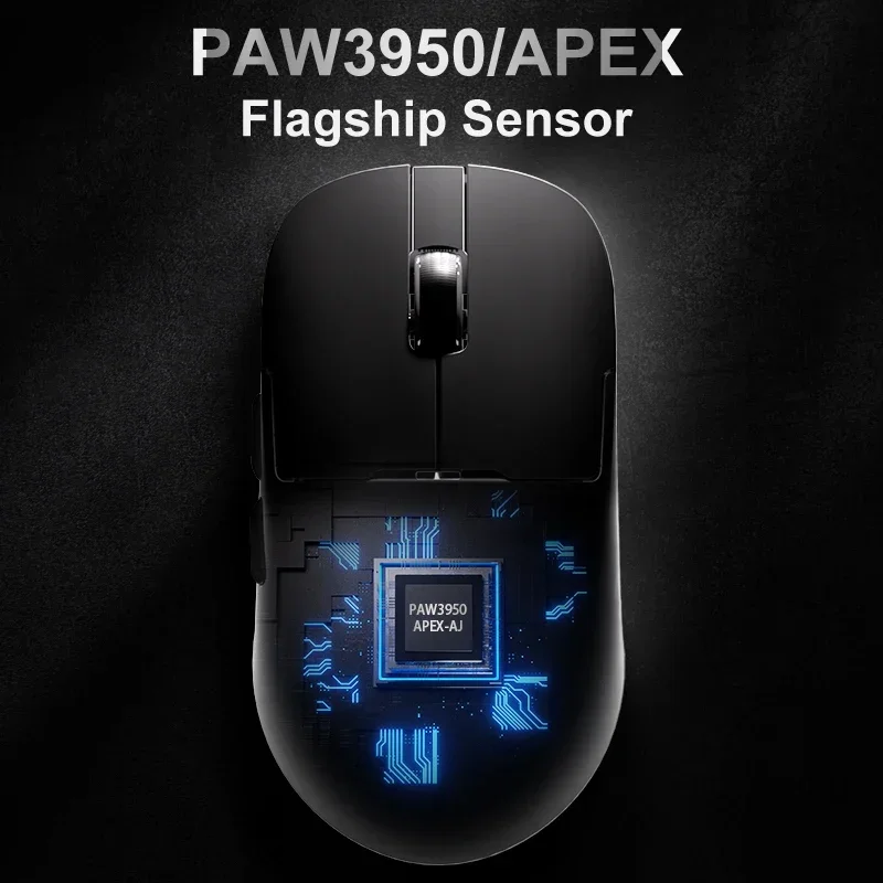 Imagem -03 - Attack Shark x Ajazz Aj159 Apex 2.4g Mouse sem Fio Rgb Doca de Carregamento Magnético Paw3950 30kdpi Gaming Mouse Gamer Laptop