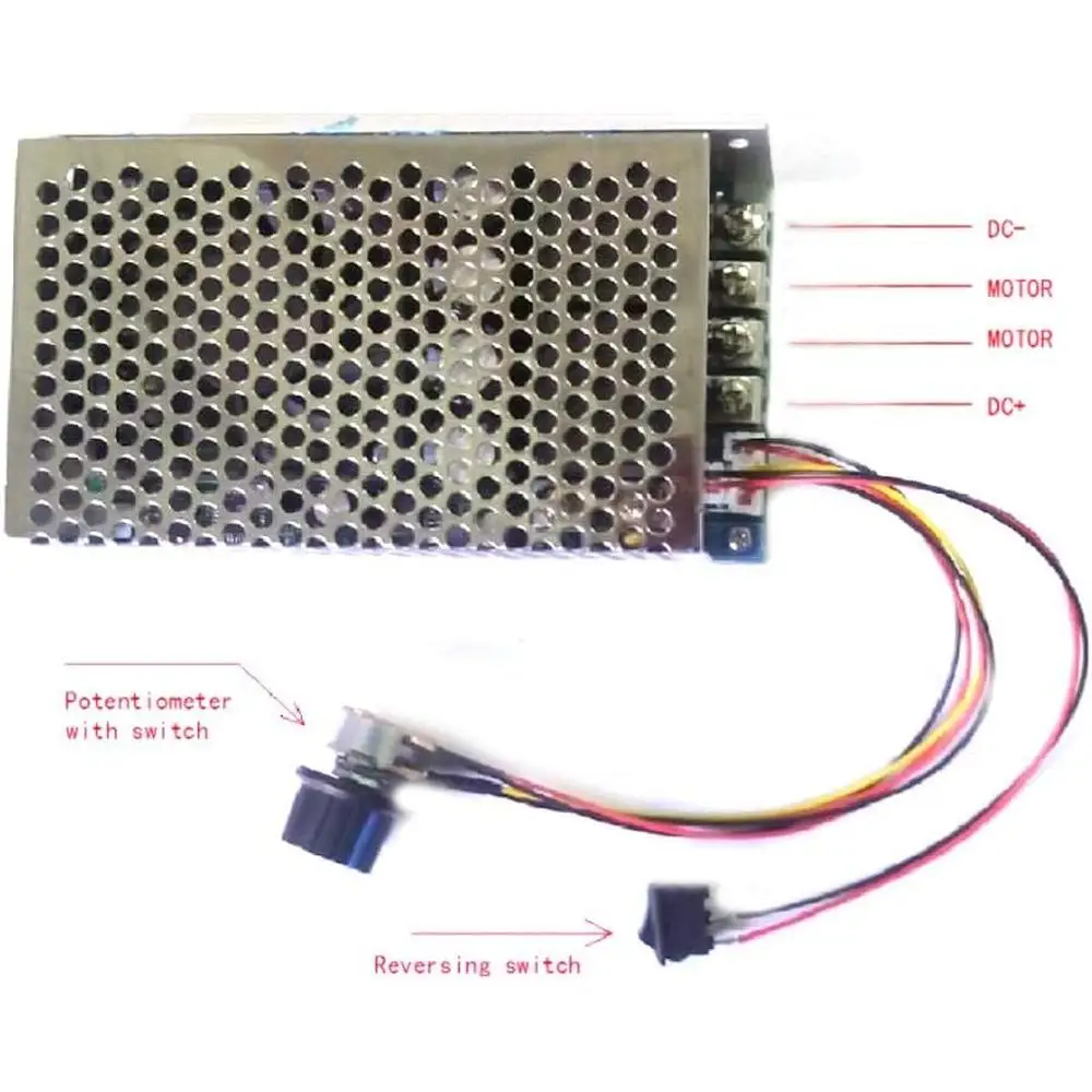 DC Motor Speed Controller 10-50V 100A 5000W PWM Industriële Motor Regulator Borstelmotor Lamp dimmer Koelventilator Airconditioning