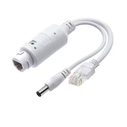 IP kamera genişletici için Video ve güç adaptörü kablo kaynağı modülü enjektör ile 48V 12V POE Spliter Waterprrof