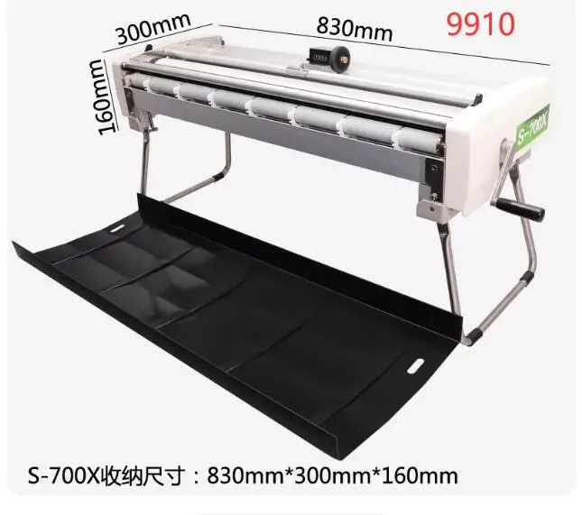 Hand Crank Wallpaper Gluing Machine Brushing Machine for Home Improvement And DIY Projects