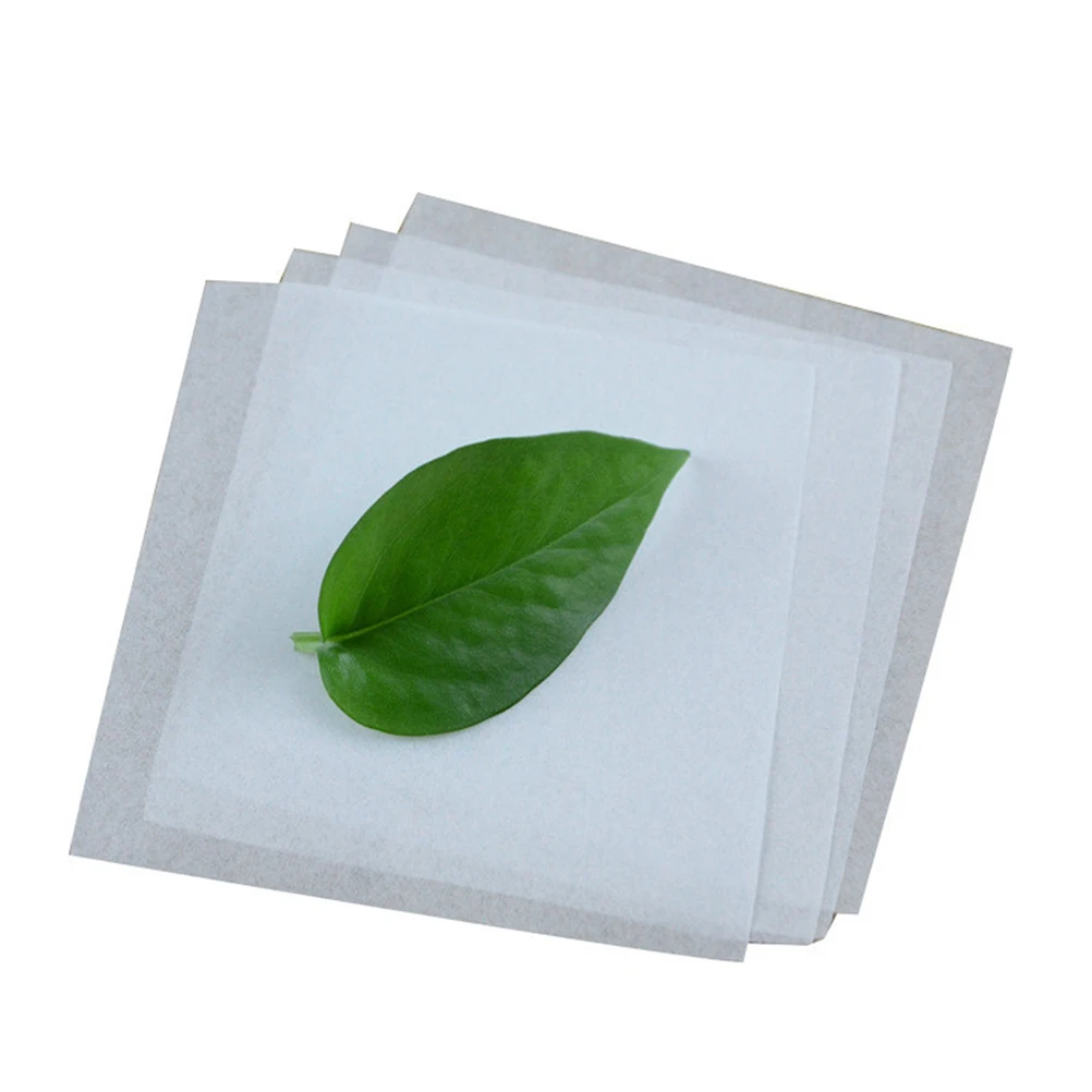 

500 Sheets Steamed Stuffed Bun Food Oil Paper Pad Greaseproof Unbleached Baking