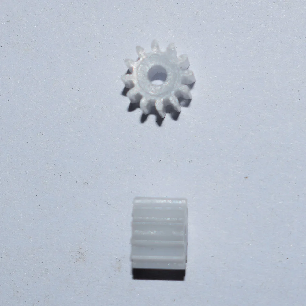 

500Pcs 123D Plastic Gears12T Aperture 3mm D Hole