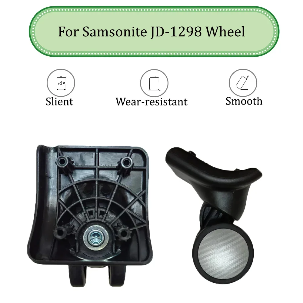 

For Samsonite JD-1298 Universal Wheel Trolley Case Wheel Replacement Luggage Pulley Sliding Casters Slient Wear-resistant Repair