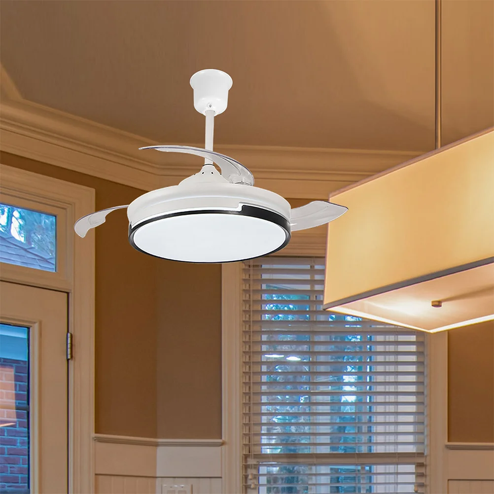 

Universal Ceiling Fan Dust Cover Replacement Plastic Canopy Accessory Fan Top Cap Protective Cover Washable Durable