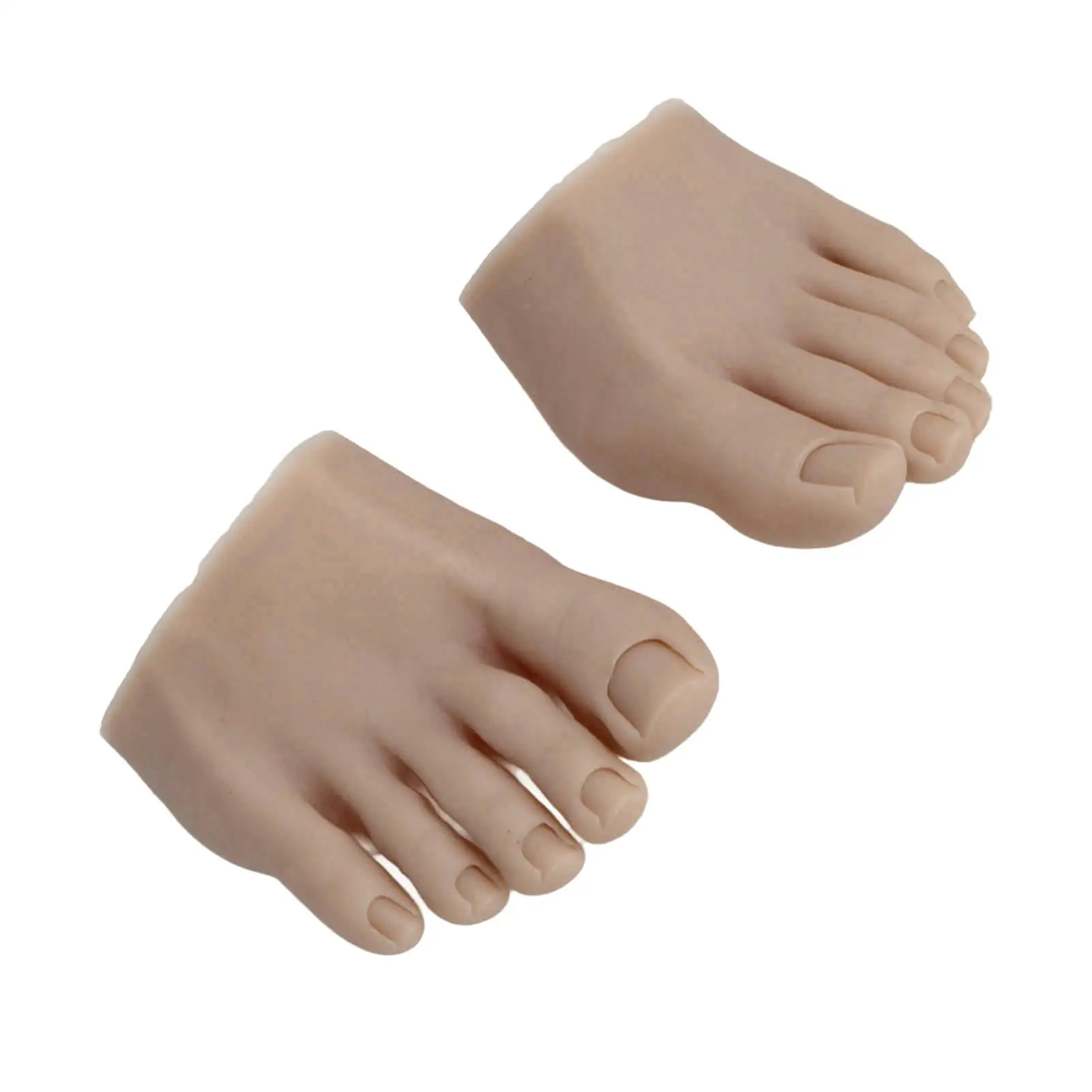 Tattoo Practice Foot Model 1 Pair Washable & Reusable for nail Salon Beginners