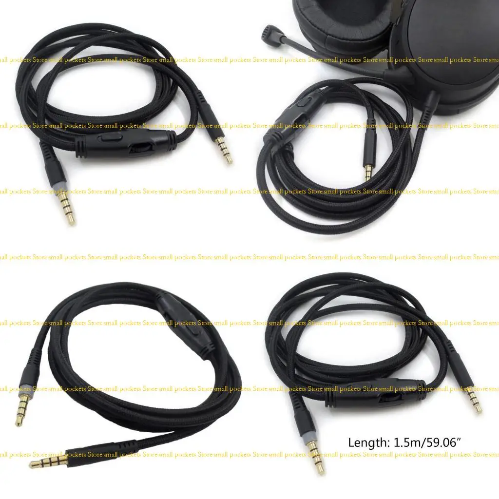 

R1WD Аудиокабель 3,5 мм для игровой гарнитуры, 60 дюймов, для Cloud/Cloud for Alpha