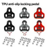 Bicycle Pedal Cleats Road Bike Self-Locking Plate For KEO Ultralight Cycling Pedal Shoes Cleat Floating For Wellgo RC7 Cycling