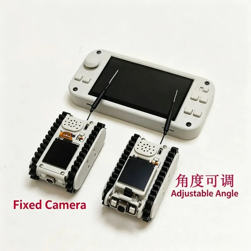 Robot Tracked Smart Car STEM Vision Pipe Robot WIFI Programming Video Transmission Small Robot