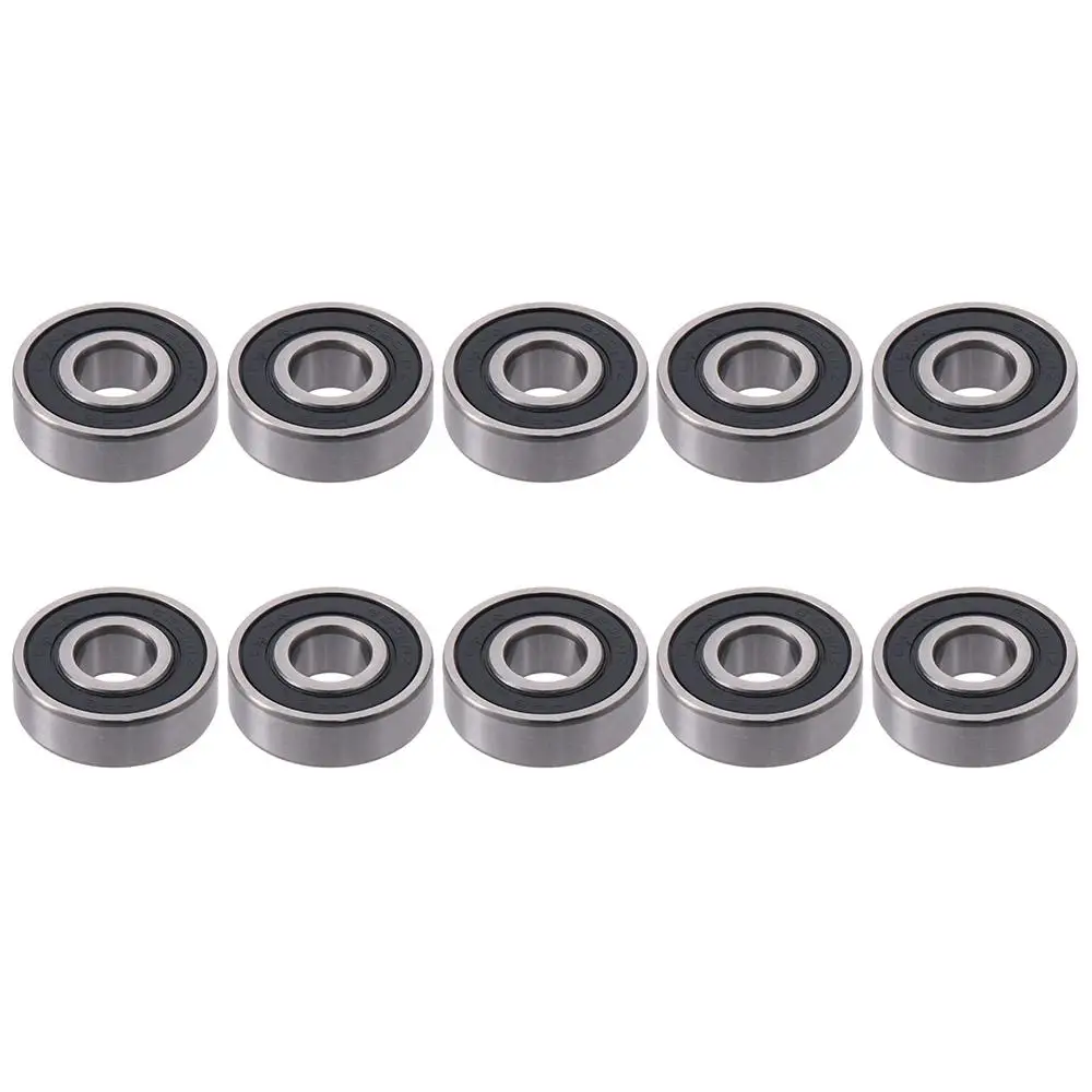 10PCS 12mm x 32mm x 10mm Deep Groove Ball Bearing Z1 Noise Level Chromium Steel Miniature Deep Groove Double Sealed Bearings