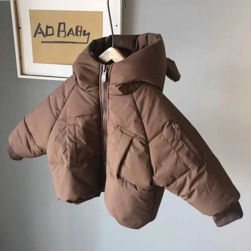 Winter Jacket Kids Girl Clothes Children\'s Down Jacket for Boy Fashion Korean Thickened Warm Hooded Outwear Coat 1-5 Years