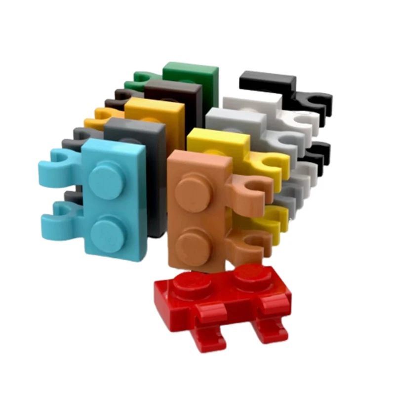 

30 шт., совместимая с MOC 60470, специальная доска 1x2 с зажимом, горизонтальный кирпич, частицы строительных блоков «сделай сам», детская игрушка для мозга