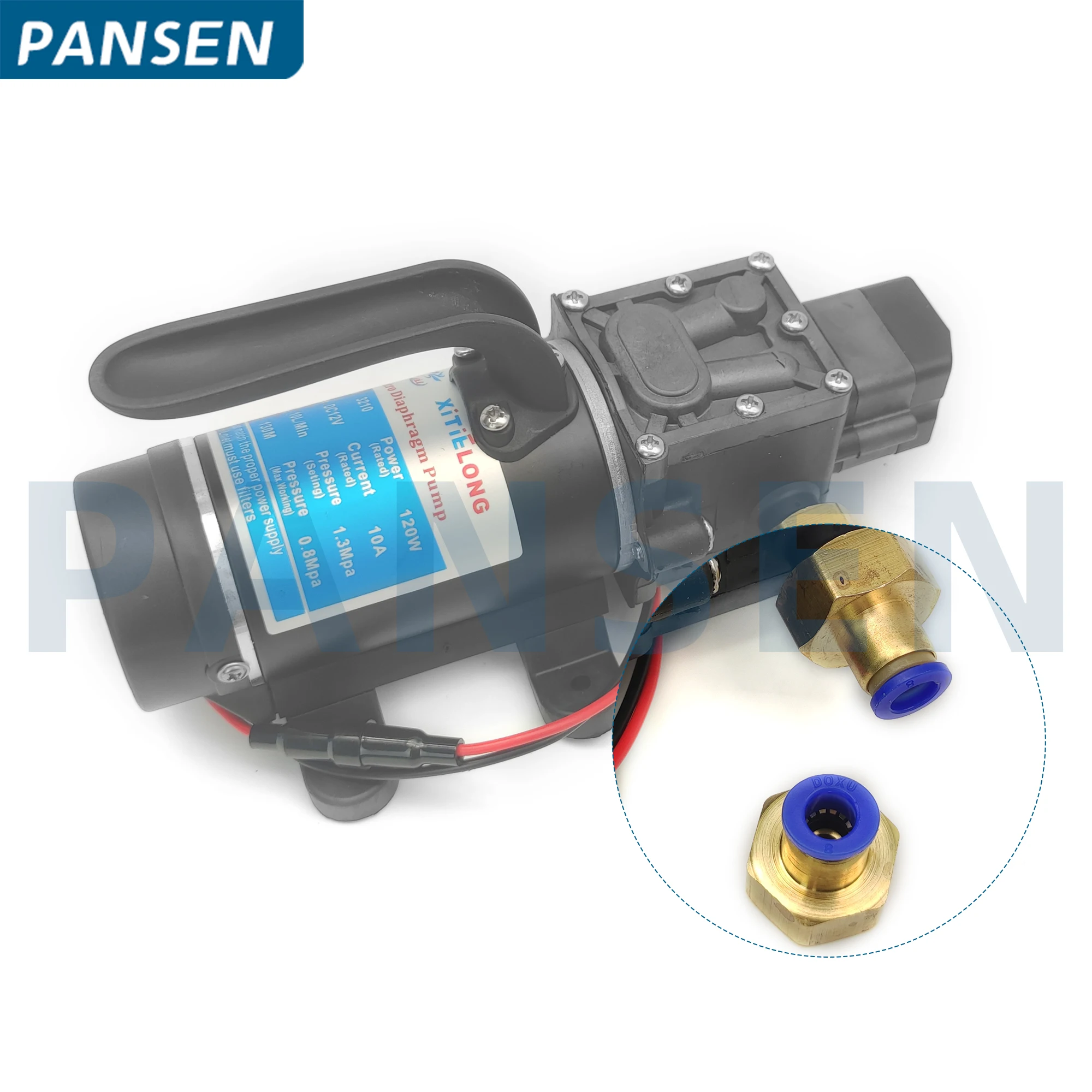 8L DC12V 100 واط فرشاة مضخة مياه مايكرو الكهربائية الحجاب الحاجز للزراعة بدون طيار XTL 3210 100 واط 120 واط