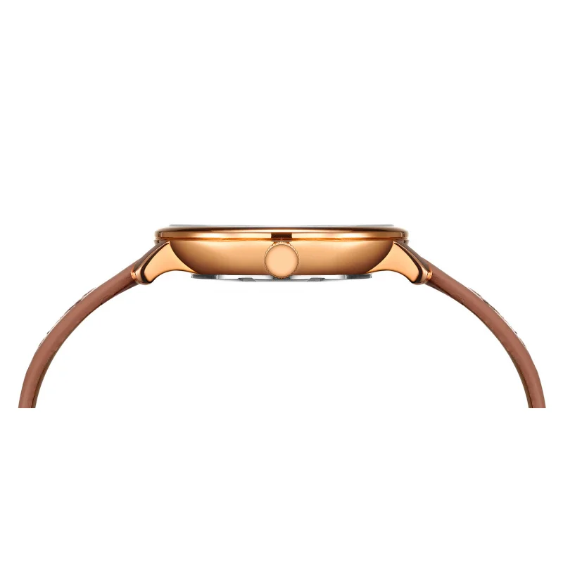 Часы Curren 9046, модные часы с кожаным ремнем, повседневные женские часы, водонепроницаемые кварцевые часы, часы