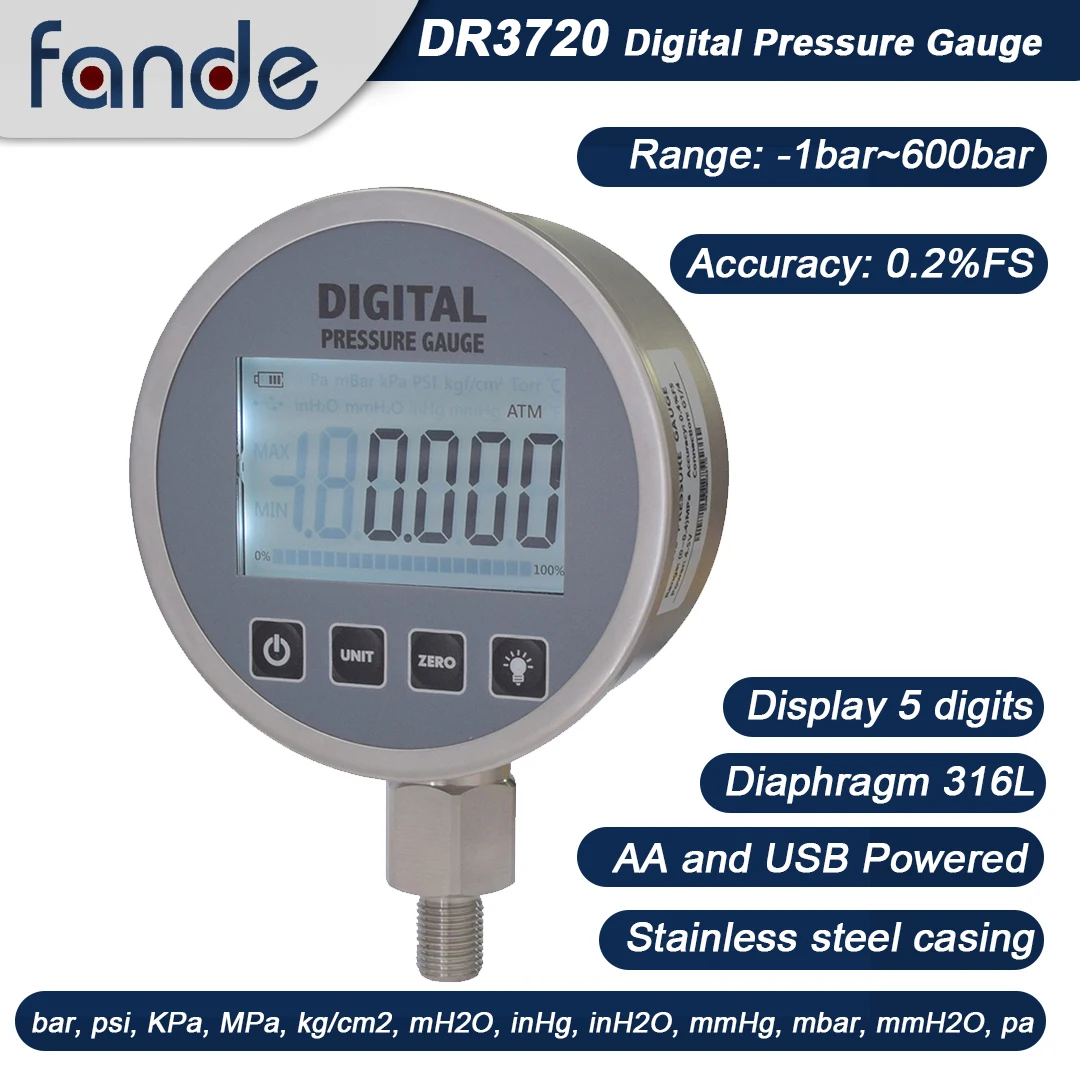 precisao digital do calibre de pressao da precisao de fandesensor 02 mbar mmhg tor resolucao 9999999999 01