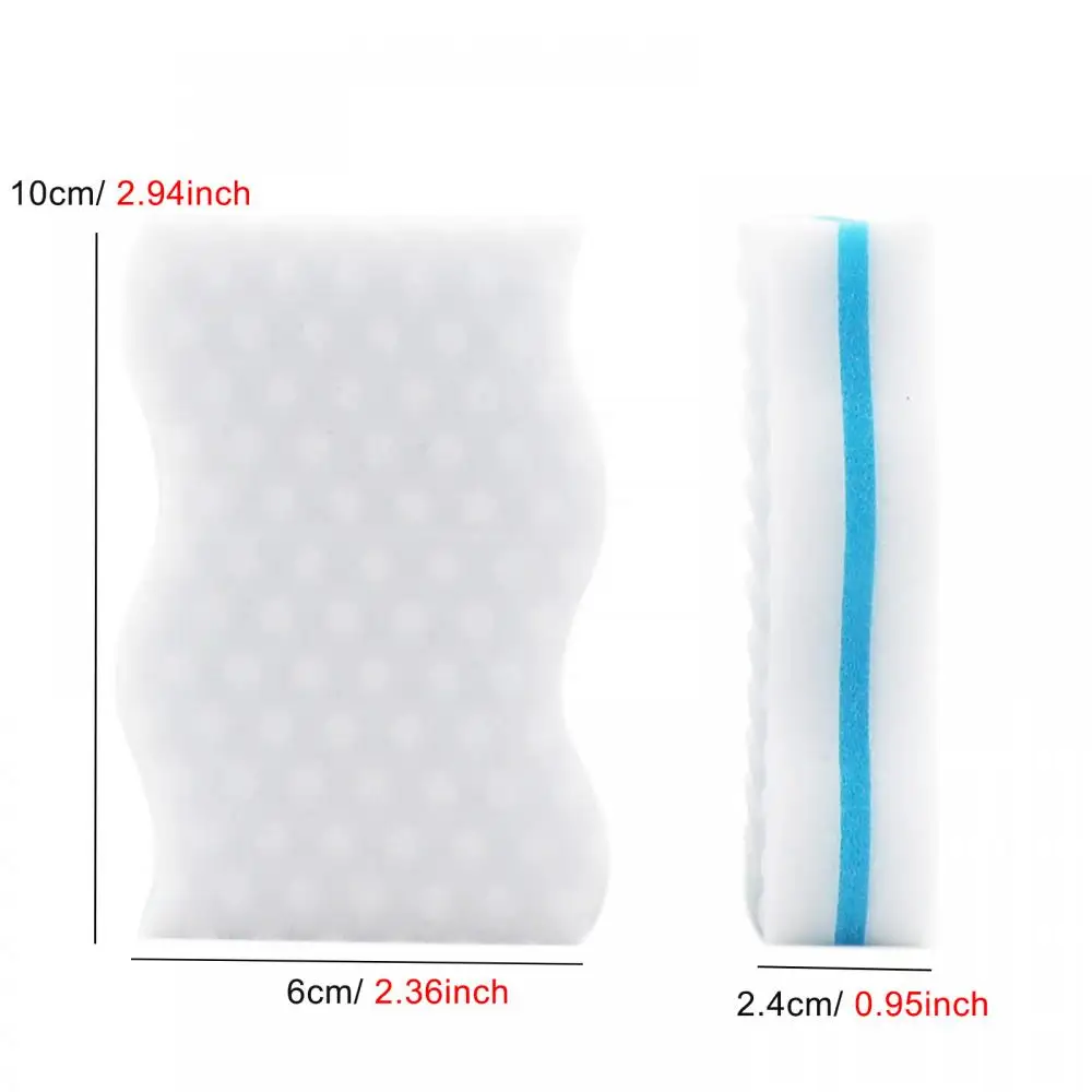 Double Compression Magic Melamine Sponge Eraser High Density Cleaning Sponge for Kitchen Office Bathroom 10X6X2.4Cm