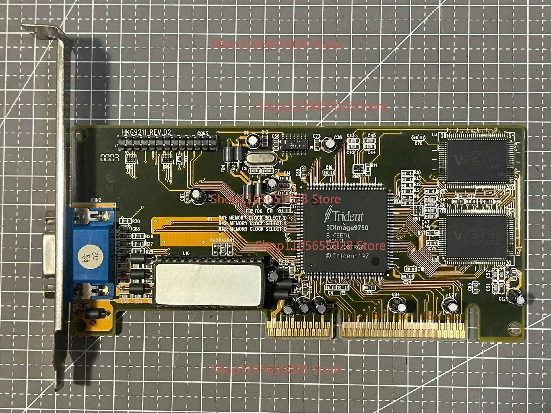 For Taiding Trident9750 Antique AGP graphics card 3Dimage9750
