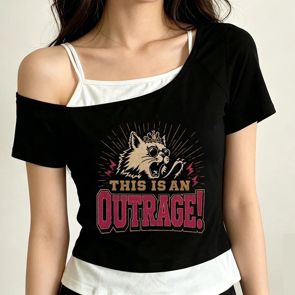 Dungeon Crawler Carl cropped top ladies manga 2000s vintage goth grunge t shirt korean fashion vintage grunge cheap