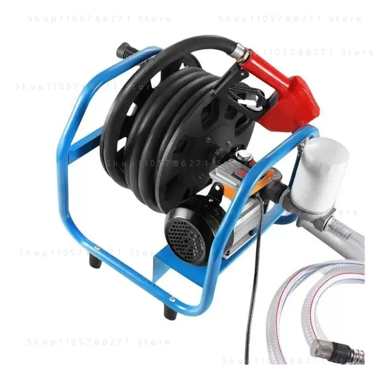 Electric oil pump, tanker, car reel pump TN + plastic gun + filter