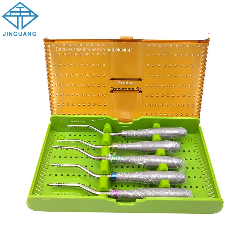 

Original XOFK Dentium Osteotome Kit Concave XOFBK Type A/B Dental Implant Surgical Instruments Dental Tools