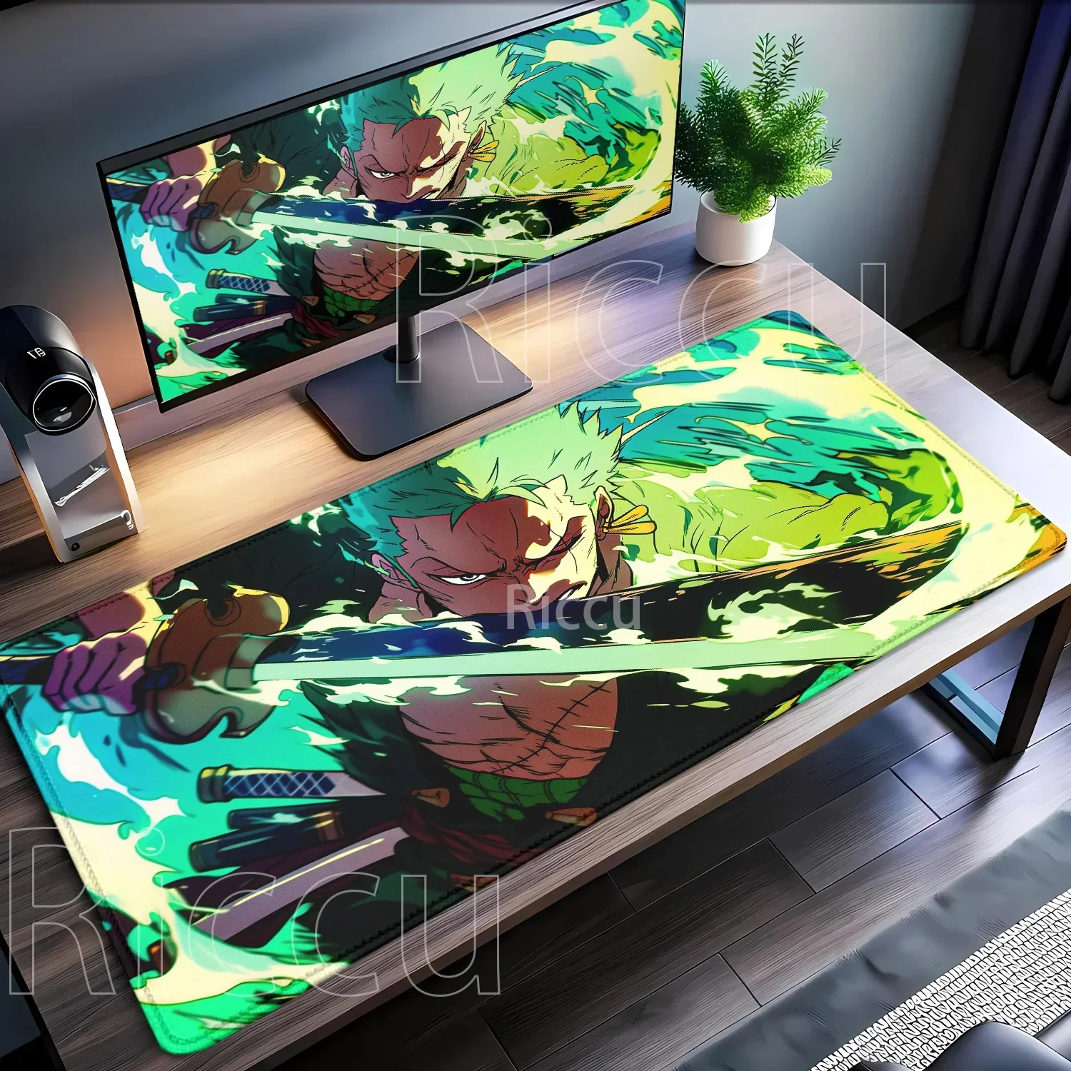 Tappetino per mouse Grandi uffici di gioco Accessori 400x900mm Tappetino per scrivania Xxl Gamer Tastiera Tappetino per mouse Anime O-One PiecesS overlock Mousepad